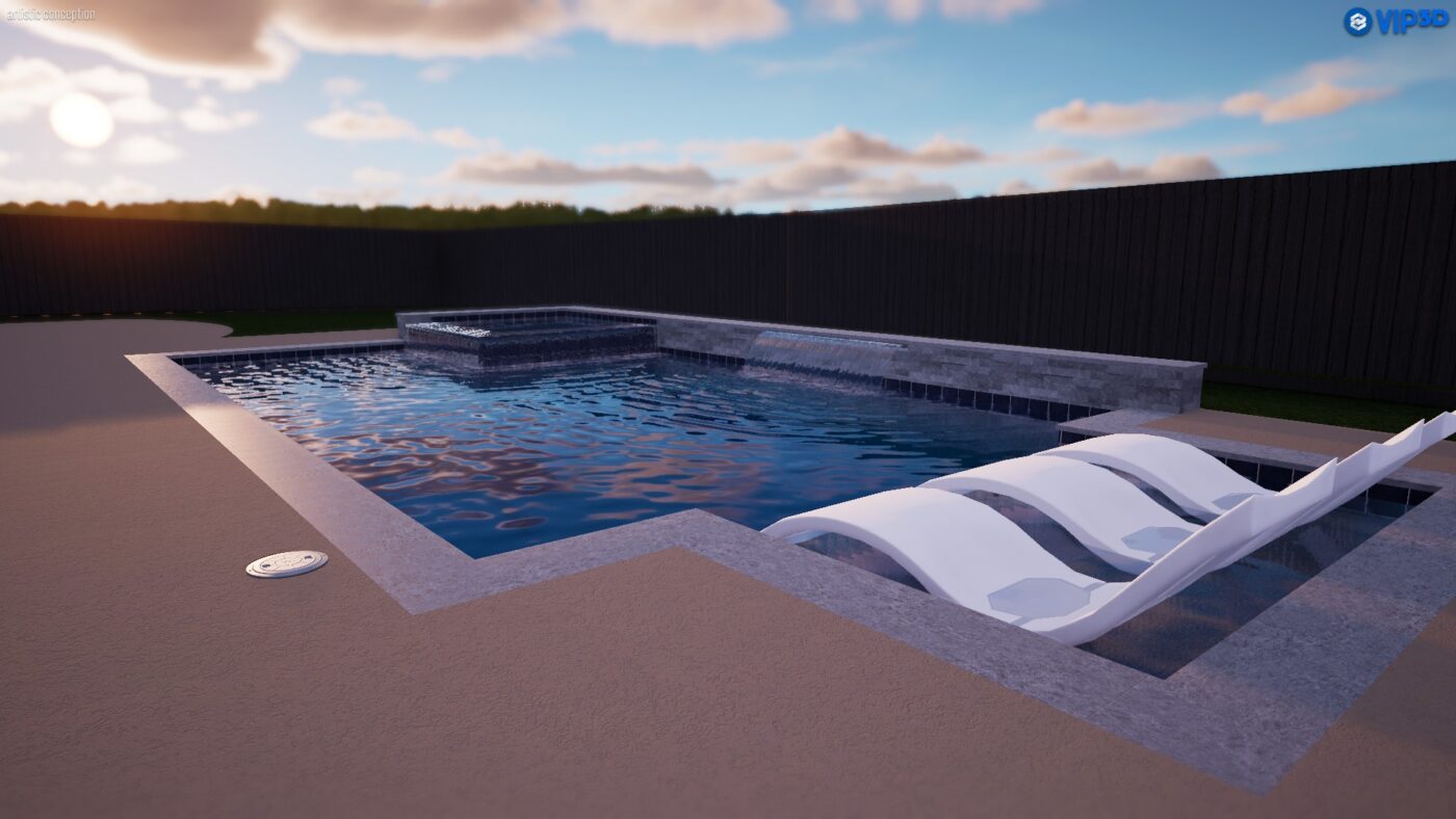 South Chamfer Way Project - Custom Outdoor Living by Texas Turf Tenders