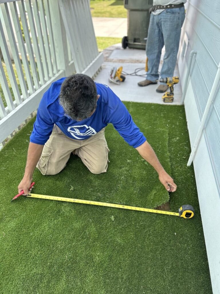 Texas Turf Tenders turf installation