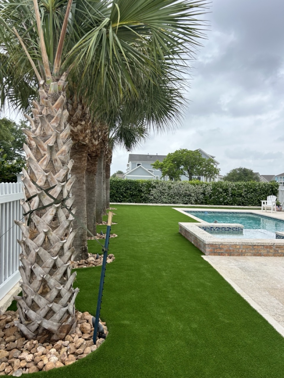 Porch Street Project - Custom Outdoor Living by Texas Turf Tenders