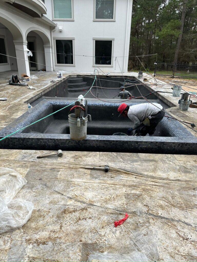 Texas Turf Tenders pool construction