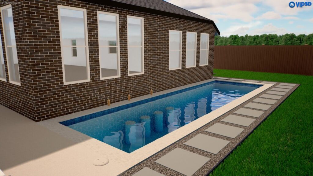 3D Model - custom pool design