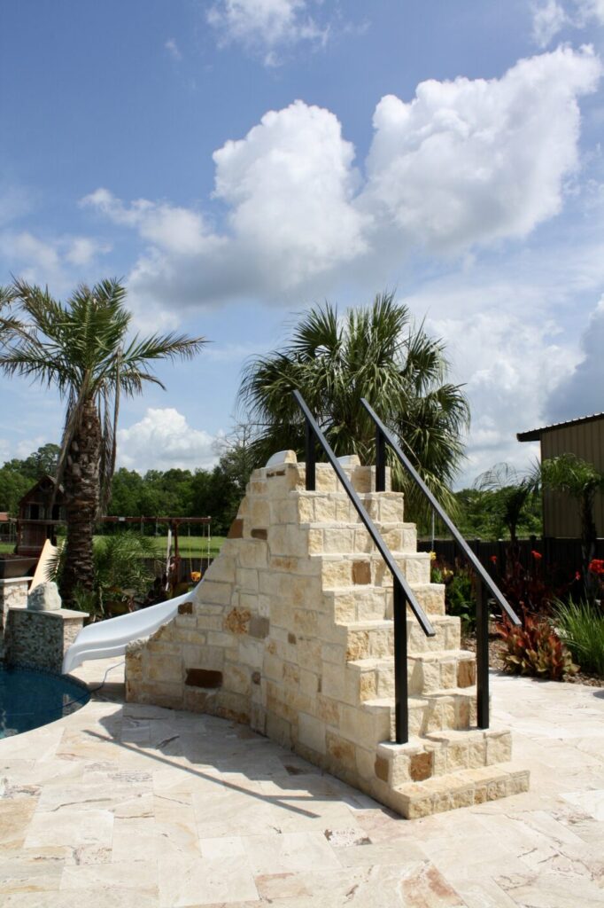 Jordan Ln Outdoor Living Project - Custom Pool and more by Texas Turf Tenders