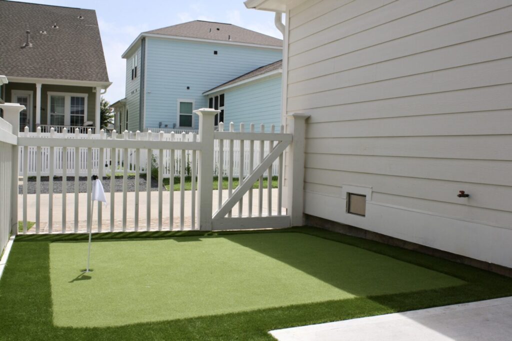 28th Porch Street Project photos - turf and hardscaping by Texas Turf Tenders