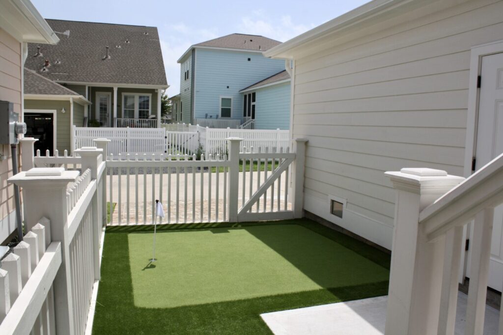 28th Porch Street Project photos - turf and hardscaping by Texas Turf Tenders