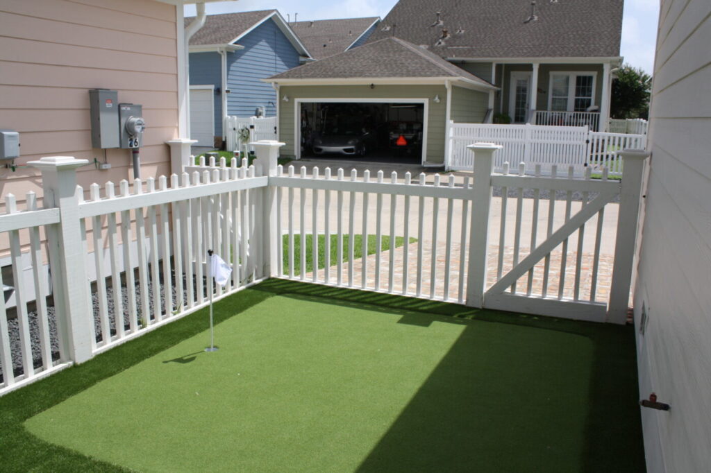 28th Porch Street Project photos - turf and hardscaping by Texas Turf Tenders