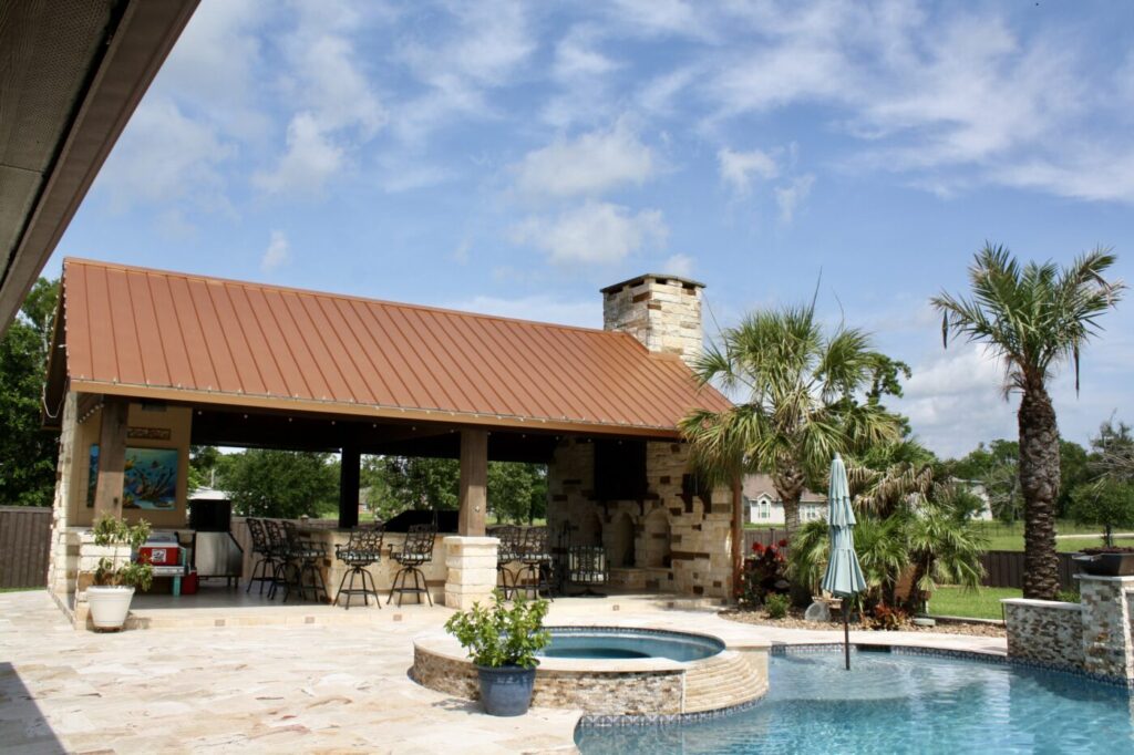 Jordan Ln Outdoor Living Project - Custom Pool and more by Texas Turf Tenders