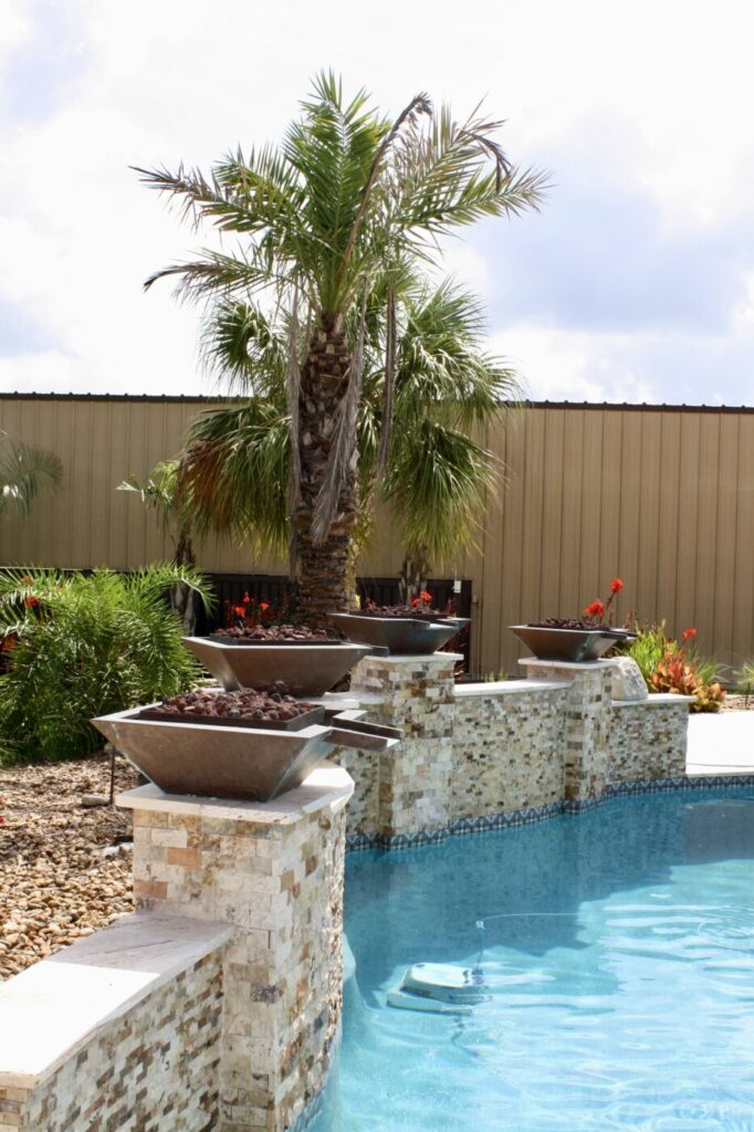Jordan Ln Outdoor Living Project - Custom Pool and more by Texas Turf Tenders