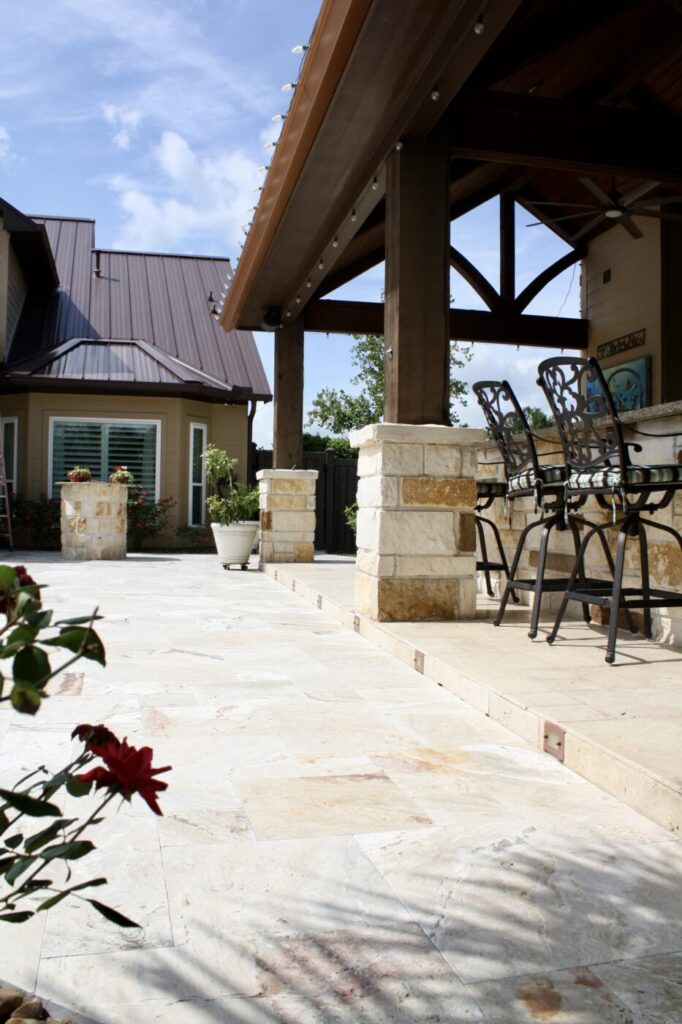 Jordan Ln Outdoor Living Project - Custom Pool and more by Texas Turf Tenders