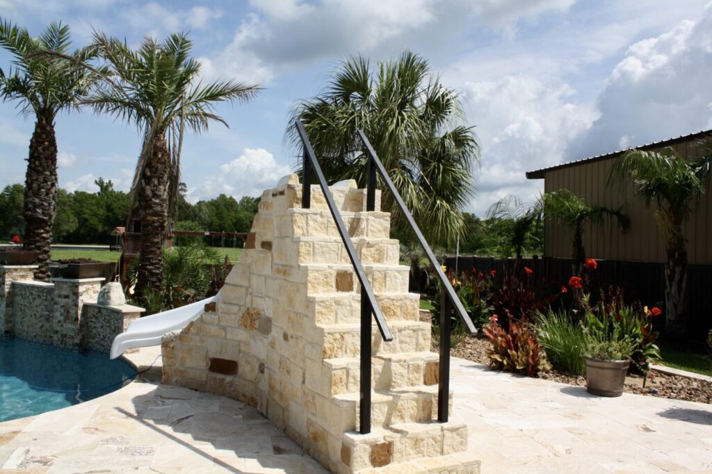 Jordan Ln Outdoor Living Project - Custom Pool and more by Texas Turf Tenders