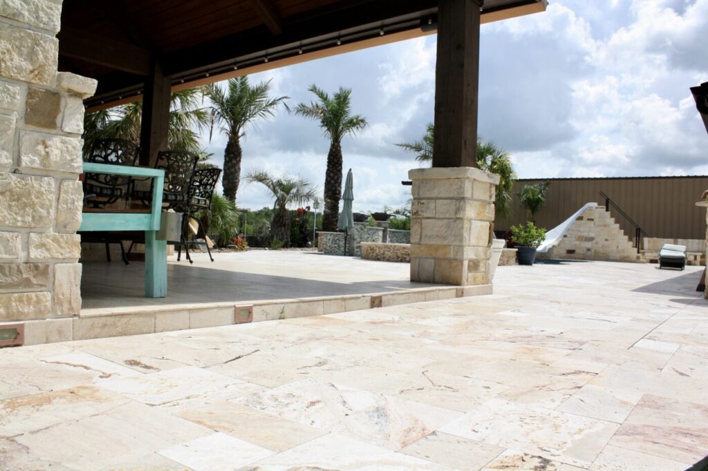 Jordan Ln Outdoor Living Project - Custom Pool and more by Texas Turf Tenders