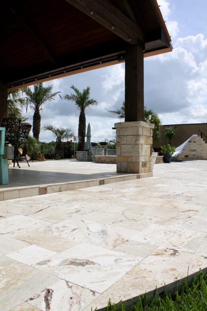 Jordan Ln Outdoor Living Project - Custom Pool and more by Texas Turf Tenders