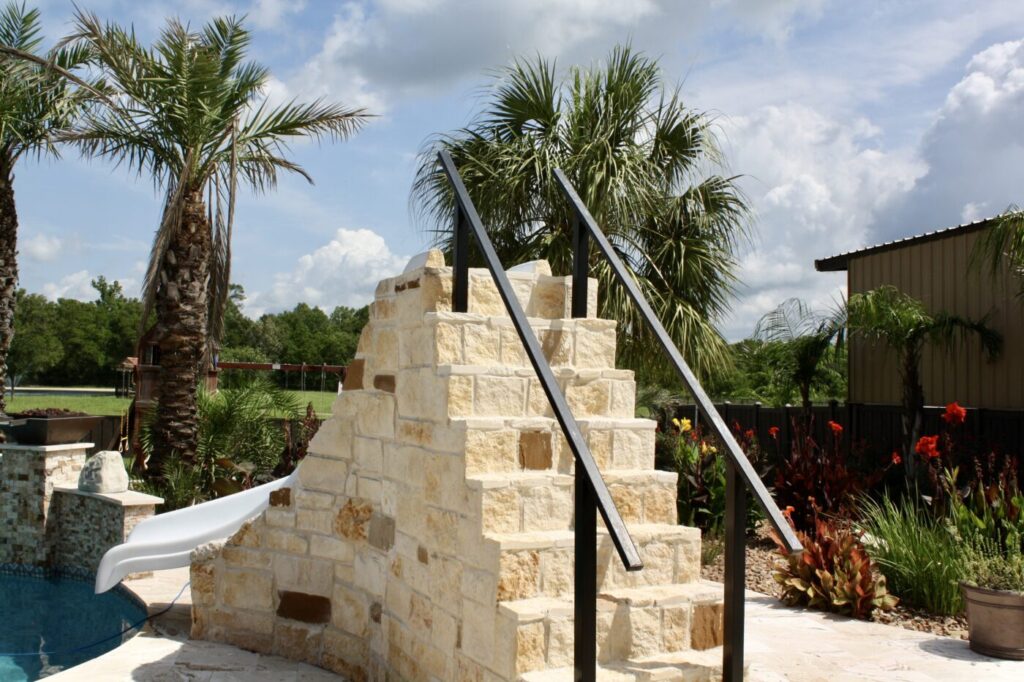 Jordan Ln Outdoor Living Project - Custom Pool and more by Texas Turf Tenders