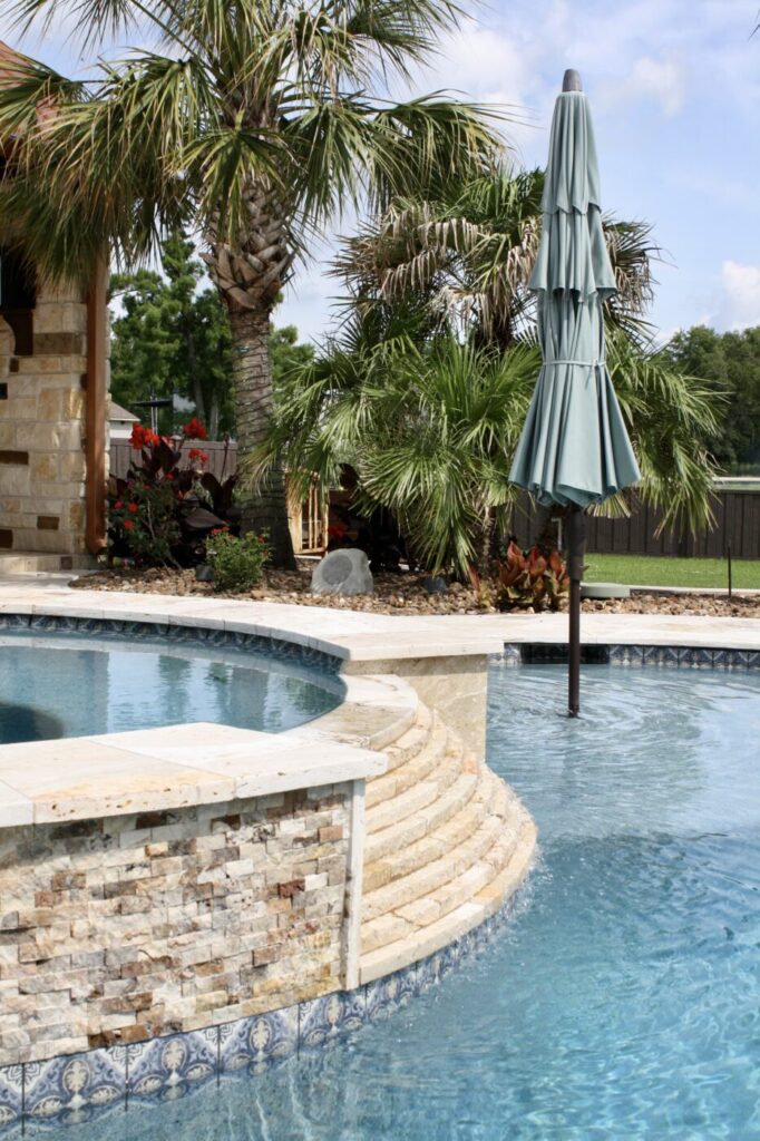 Jordan Ln Outdoor Living Project - Custom Pool and more by Texas Turf Tenders