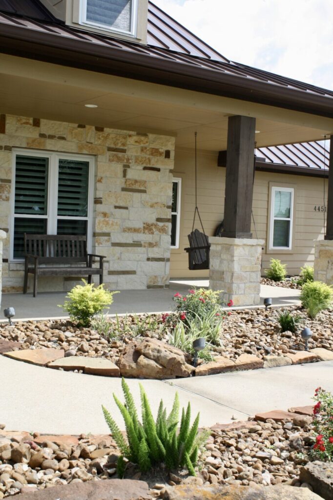 Jordan Ln Outdoor Living Project - Custom Pool and more by Texas Turf Tenders