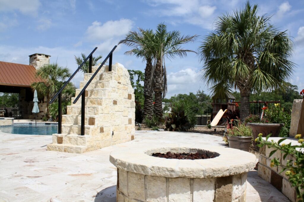 Jordan Ln Outdoor Living Project - Custom Pool and more by Texas Turf Tenders