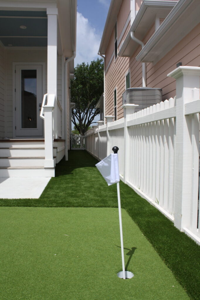 28th Porch Street Project photos - turf and hardscaping by Texas Turf Tenders