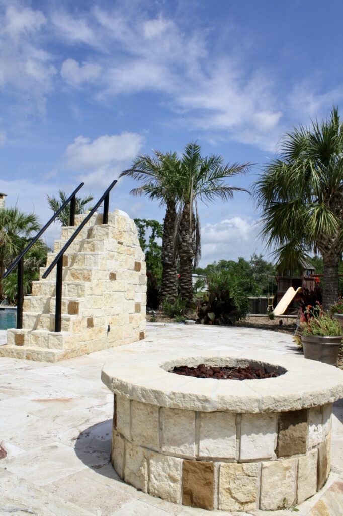 Jordan Ln Outdoor Living Project - Custom Pool and more by Texas Turf Tenders