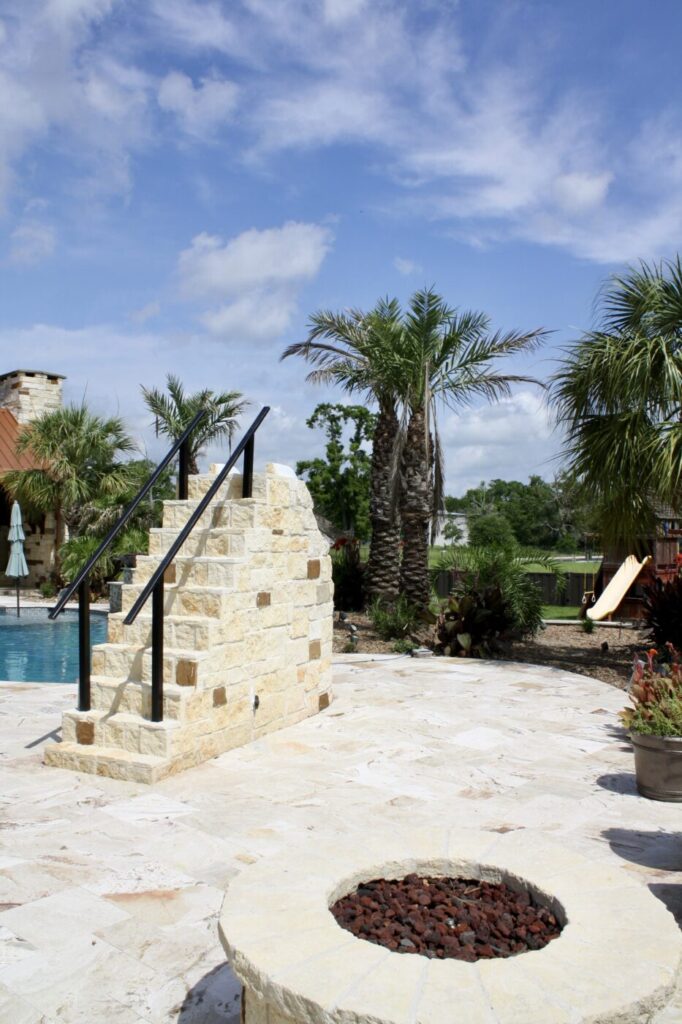 Jordan Ln Outdoor Living Project - Custom Pool and more by Texas Turf Tenders