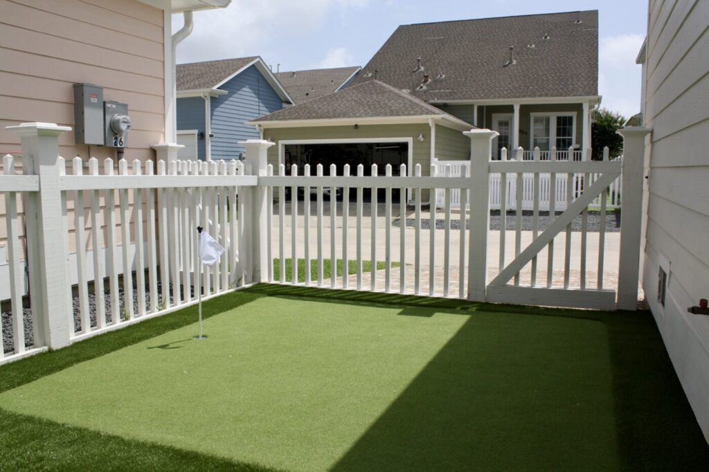 28th Porch Street Project photos - turf and hardscaping by Texas Turf Tenders
