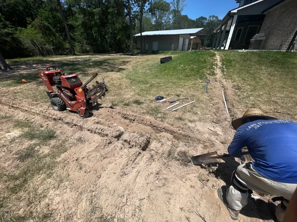 Houston clay soils drainage