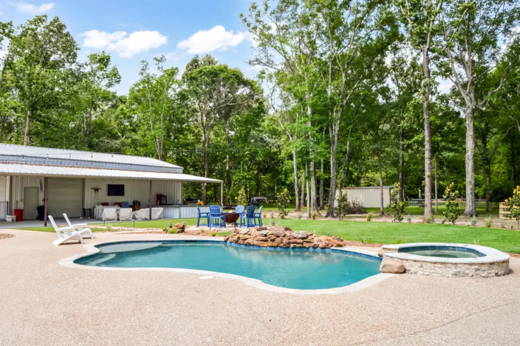 Tree-safe Memorial pool design and construction