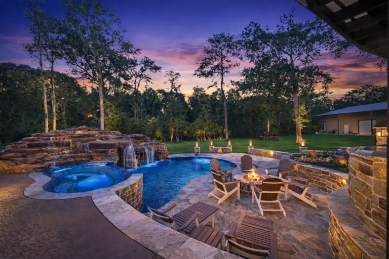 River Oaks pool decking